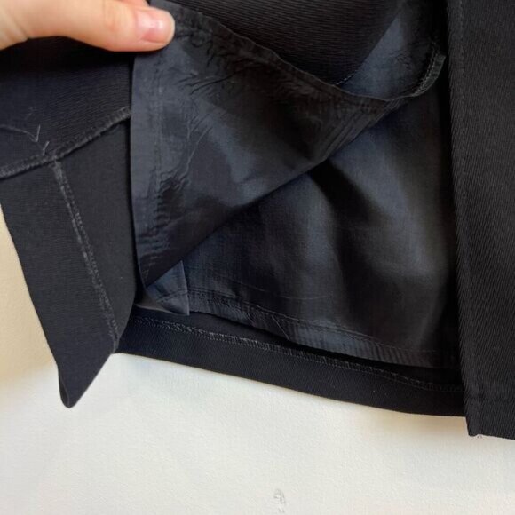 Vintage Huis Clos Collection Women’s US 8 Black Maxi Skirt Button Textured Goth - Picture 8 of 11